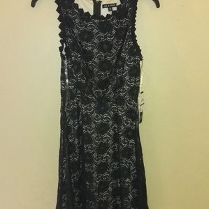 Black lace Skater dress